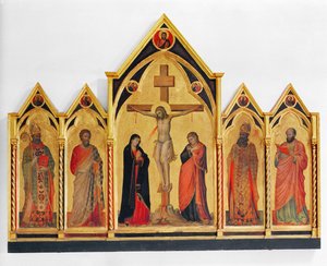 Crucifixion avec saints, 1310 - Pacino di Buonaguida